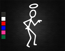 THE SAINT STICKMAN VINYL DECAL STICKER CAR/VAN/WALL/LAPTOP/TABLET/WINDOW/DOOR Fridge Sticker price