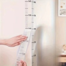 2m Kids Growth Height Chart Ruler Wall Sticker Decal Measure Transparent PVC Fridge Sticker price