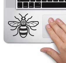 MANCHESTER BEE Laptop, car, wall, window, decal sticker 8.5cm x 7cm Fridge Sticker price