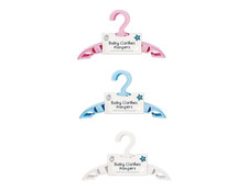 BABY CLOTHES HANGERS Coat Trouser Toddler Children Kids Plastic Space Saver Uk Baby Coat price