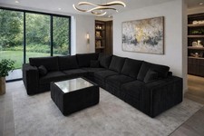 2C3 5-Seater Corner Sofa Set with Coffee Table | Plush Velvet Comfort UK Handmad Corner Sofa / Set price