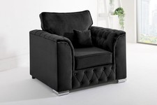 Sofa Set Plush Fabric Double Corner Sofa 3 2 Seater Chair Button Tufted Laguna Corner Sofa / Set price