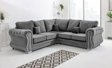Luxury Raven Sofa Corner Sofa Suite Set Footstool Coffee Table 3 2 Seater Sofa Corner Sofa / Set price