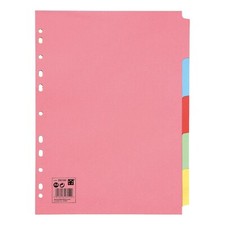 5-20 Dividers File Filing  Folder - Multi Colour A4 Punched Index Sheets File price