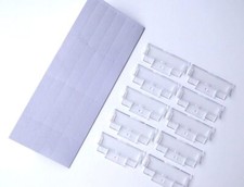 SUSPENSION FILE CLEAR PLASTIC TABS AND INSERTS WHITE LABELS File price
