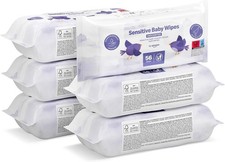 Sensitive Baby Wipes 336 Wipes Unscented 6 Pack of 56 Baby Wipes price