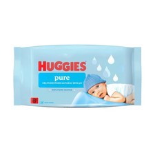Huggies Pure Plastic Free Baby Wipes 99% Water Fragrance Free Single Pack 48 Baby Wipes price