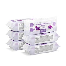 Sensitive Baby Wipes Unscented 360 Wipes 6 Pack of 60 Baby Wipes price