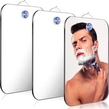 Anti-Fog Fog Shower Mirror Fogless Shaving Mirror Bathroom13x17cm w/ Free Hook Bathroom Mirror price
