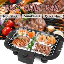 Electric BBQ Non-stick Pan Table Top Grilled Net Barbecue Teppanyaki Smokeless Electric Grill-Barbecues price