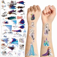 73 Disney Frozen Elsa Temporary Tattoos Set Kids Birthday Party Bag Filler Gift Living Room & Lounge Set price