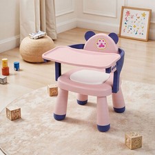 Kids Cartoon Dining Chair Baby Feeding Seat with Tray Toddler Table High Chair price