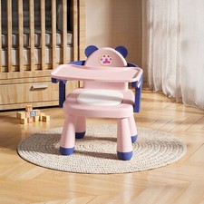Baby Bear High Chair Soft PU Seat Plastic Frame Removable FoodTray Easy to Clean High Chair price