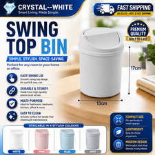 Mini Waste Bin Small Trash Can with Lid Home Office Desk Space Saving Portable Office Bin price