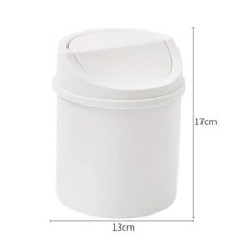 Mini Waste Bin Small Trash Can with Lid Home Office Desk Space Saving Portable Office Bin price