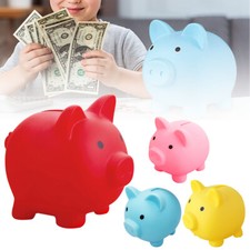 Piggy Bank Saving Coins Money Box Cash Fund Cartoon Plastic Pig Kids Toy Gift Piggy Bank price