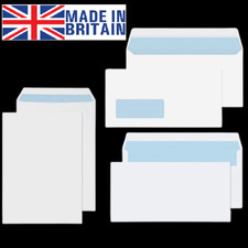 WHITE ENVELOPES SELF SEAL 90/80GSM QUALITY PLAIN PAPER CHEAP BEST STRONG LETTER Envelope price