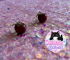 Kat’s Gems Red Apple Earrings 🍎 Silver Earrings price