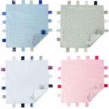 Bubble Taggie Baby Comforter Boys Girls Security Blanket Tags Blankie Baby Quilt price