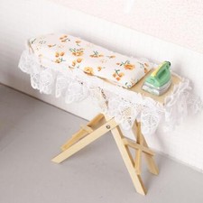 Dollhouse Miniature Iron Ironing Table Playset 1 :12 for Micro Landscape Ironing Boards and Accessories price