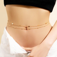 Belly Chain Body Waist Gold Silver Diamant Butterfly Bikini Jewelry Belt Crystal Body Chain price