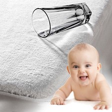 NEW WATERPROOF BABY CRIB MATTRESS PROTECTOR CRADLE TERRY SHEET 90x40cm Baby Mattress Protector price
