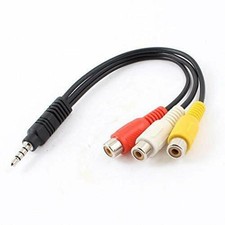Female Audio/Video Connector to 3.5mm Jack Adapter Cable TV AV Video Lead Video Cable price