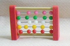 Abacus, Miniature, Dolls House Miniatures, Nursery Accessory, Maths, UK Abacus price