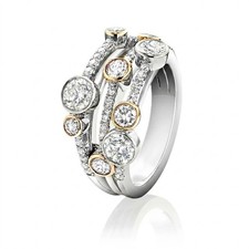 Silver Crystal Band Eternity Stacking Ring Made with Swarovski Crystals EU & UK Swarovski Ring price