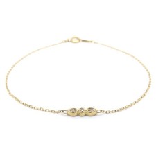agete Diamond 18K Yellow Gold bracelet /295679 Diamond Bracelet price
