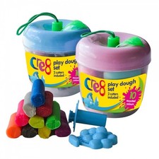 Apple Play Dough Craft Set | Kids Modelling Clay Kit | Assorted Colours Play Dough & Clay price