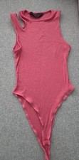 Women's Sleevless Bodysuit Size 10-12 Exposed Shoulder Detail Women's Bodysuit price