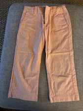 Girls - Age 8 - Gingham Orange GAP Capri Trousers Girls' Capri Trousers price