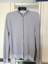 Medium Mens Grey Cardigan,  Smart Casual,  Light Grey Full Zip Top ,Jacket Cardi Men's Cardigans price