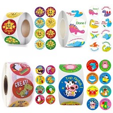 100 PCS Kids Reward Stickers Teachers Parents Children Praise School Labels 25mm School Label price