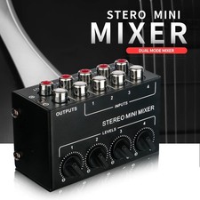 CX400 Mini Passive Stereo Mixer Stereo Dispenser for Live Studio DJ Equipment RC Mixers price