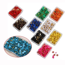 Coloured Drawing Pins 16 Colour Options & Assorted Thumb Tacks 9.5mm Pins & Thumbtacks price