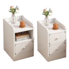 1/2Drawer Wooden Bedroom Bedside Cabinet Furniture Storage Nightstand Side Table Baby Room Nightstand price