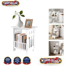 Multi-Purpose White Side End Table - Ideal for Living Room and Bedroom Décor Baby Room Nightstand price