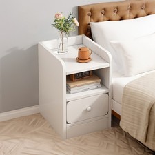 Small Slim Bedside Table Sofa End Side Table Nightstand Bedroom 1 Drawer Cabinet Baby Room Nightstand price