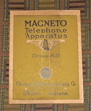 XRARE: ~1910 Magneto Telephone Apparatus catalog phones pay phones switchboards Phone Switchboards price