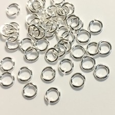 925 Sterling Silver OPEN Jump Rings Heavy Round 3mm 4mm 5mm 6mm 8mm 10mm Silver Ring price
