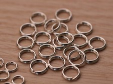 925 Sterling Silver SPLIT RING - 5mm, 7mm - wholesale jewellery making findings Silver Ring price