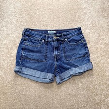 Levi's 515 Capri Shorts Women's 6 Blue Denim Medium Wash Regular Fit Outdoor Shorts & Capri (Outdoor) price