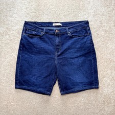 Signature by Levi's Capri Shorts Women's Size 18 Blue Denim Mid-Rise Outdoor Shorts & Capri (Outdoor) price
