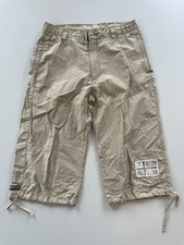 Napapijri Beige Cargo Capri Pants Women's Size 16 Cotton Blend Shorts & Capri (Outdoor) price