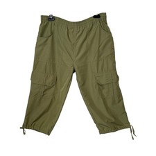 Trespass Outdoor Womens Cargo Capri Pants Green Size S Gorpcore Utility Camping Shorts & Capri (Outdoor) price