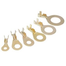 Non Insulated Brass Ring Terminal Crimp Connectors M3 M4 M5 M6 M8 M10 Connector price