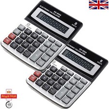 8 DIGITS DISPLAY DESKTOP CALCULATOR, JUMBO LARGE BUTTONS-BUSINESS & ACCOUNTS UK Calculator price