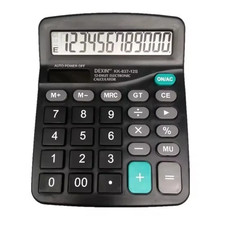 12 Digit Display Large Button Desktop Calculator Home Office School Stationery Calculator price